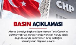 FLAŞ HABER: CHP Alanya İlçe Başkanlığı'ndan Resmen Duyuruldu! Osman Tarık Özçelik Partiden İhraç Edildi