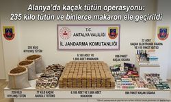 Alanya’da kaçak tütün operasyonu