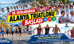 ALANYA’DA DENİZ, PEDAL, KOŞU! TRİATLONDA HEYECAN TAVAN YAPTI