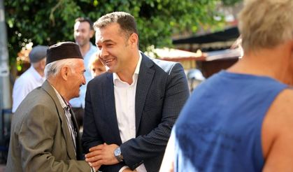 Başkan Yücel, pazara indi