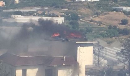 İşte Kargıcak mahallemizdeki yangından kareler