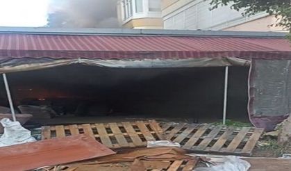 Alanya'da korkutan yangın