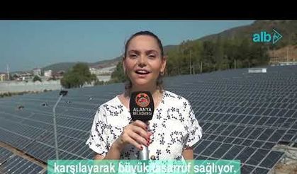 Alanya belediyesinin güneş enerji santrali büyümeye devam ediyor