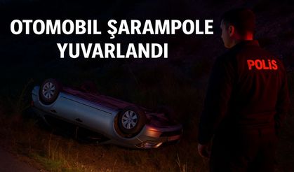 Şarampole Devrilen Otomobilde Can Pazarı: Sürücü Hastaneye Kaldırıldı