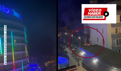 NoxInn Club Hotel Personeli Alevlere Set Oldu: Komşu Sitedeki Yangın Böyle Söndürüldü