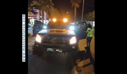 Alanya’da Çakarlı Araç Kullanımına Sıkı Denetim: Sürücüye Ağır Ceza