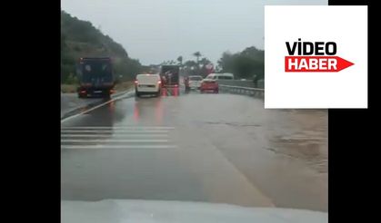 Alanya’nın Batı Girişinde Yağmur Kazaları Beraberinde Getirdi