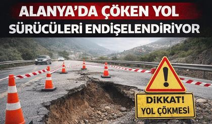 Alanya’da Çöken Yol Alarm Veriyor! 13 Şubat’tan Bu Yana Çözüm Yok