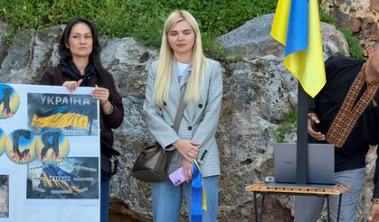 Alanya’daki Ukraynalılardan Barış Vurgusu