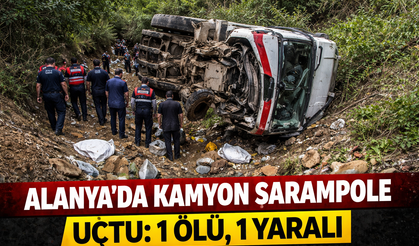 Alanya’dan Kahreden Haber: Kamyon Kazasında 1 Kişi Öldü