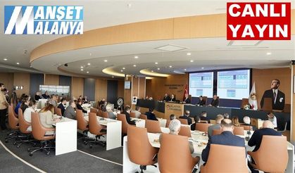 Alanya Belediye meclisi Nisan ayı toplantısı canlı yayın