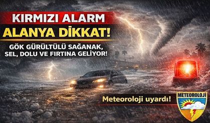 Alanya ve Doğusu Alarmda: Kuvvetli Yağış Geliyor