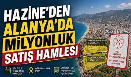 Alanya’da Büyük Fırsat: Hazine Arazileri Satılıyor