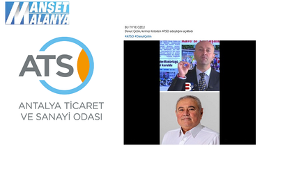 Antalya Ticaret odasında kartlar yeniden dağılıyor. Çetin adaylığını BU TV'ye açıkladı