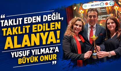 Alanya’dan Türkiye’ye Eğitim Dersi! Yusuf Yılmaz’a Prestijli Ödül