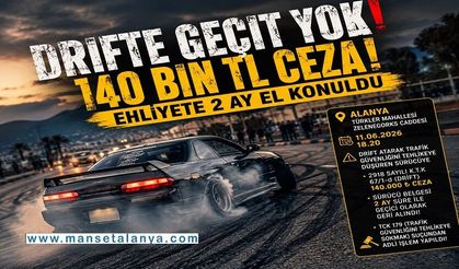 Lastik Yaktı, Cebi Yandı! Driftin Bedeli 140 Bin TL Oldu