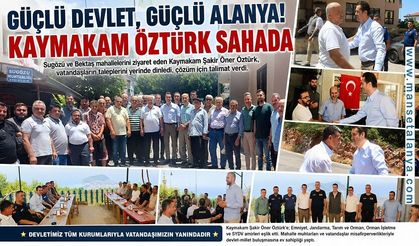Kapı Kapı Devlet: Kaymakam Öztürk’ten Sugözü ve Bektaş’a Yakın Mesai