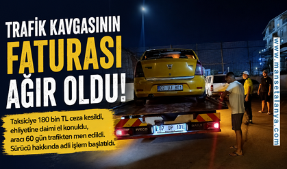Gazipaşa'da Trafik Kavgasının Faturası Ağır Oldu: 180 Bin TL Ceza, Ehliyetine Daimi El Konuldu
