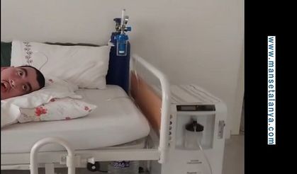 Alanya’da Vicdanları Sızlatan Tablo! Oksijen Hastası Elektrik Kesilince Hastaneye Taşınıyor