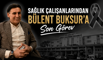Alanya Eğitim ve Araştırma Hastanesi'nde Hüzünlü Tören