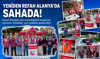 Yeniden Refah Partisi Alanya’da Sahaya İndi: Gündem Ekonomi, Gençler ve Deniz Kirliliği