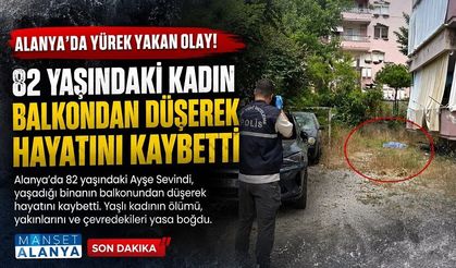 Alanya'da yürek yakan olay
