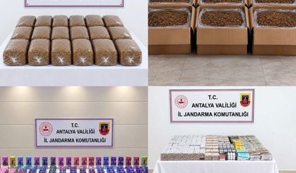 Jandarmadan Tütün Darbesi: Binlerce Ürün Ele Geçirildi