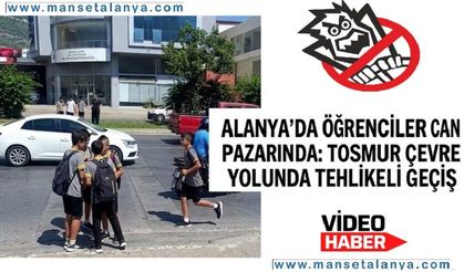 Alanya Çevre yolunda Can Pazarı: Çocuklarımız Her Gün Bu Tehlikeyle Yüz Yüze!