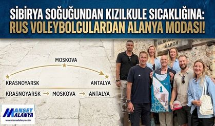 Krasnoyarsk-Alanya Hattında Voleybol Diplomasisi: Smaçlar Alanya’da, Davetler Rusya’ya!