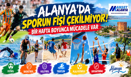 ALANYA SPORA DOYACAK, TAKVİMLER MÜSABAKAYLA DOLACAK!