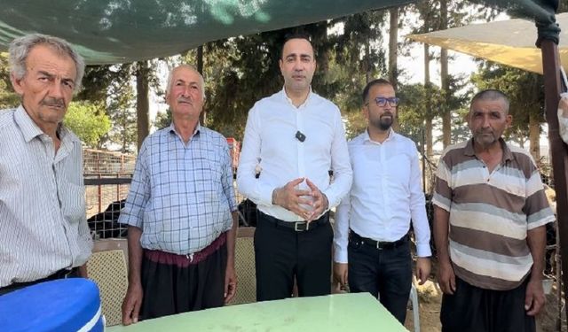 CHP Milletvekili Aykut Kaya, Gazipaşa Hayvan Pazarı'nda Kurban Bayramı Öncesi Sorunları Dinledi