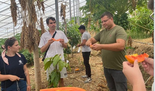 Alanya'da Polonyalı Stajyer öğrencilerin Üretim Süreçlerini Yerinde İnceledi