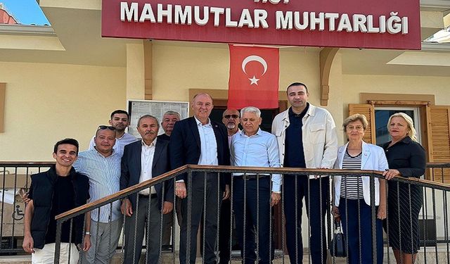 CHP Heyeti Mahmutlar’da Esnaf ve Vatandaşlarla Buluştu