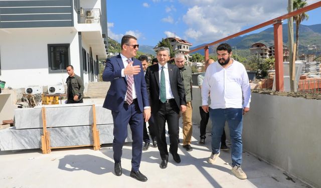 Alanya’da Yeni Okul Projeleri Yükseliyor: Vali Şahin İncelemelerde Bulundu