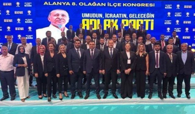 AK Parti Alanya İlçe Genel Kurulu’nda Tavlı 277 Oyla Zaferi Elde Etti