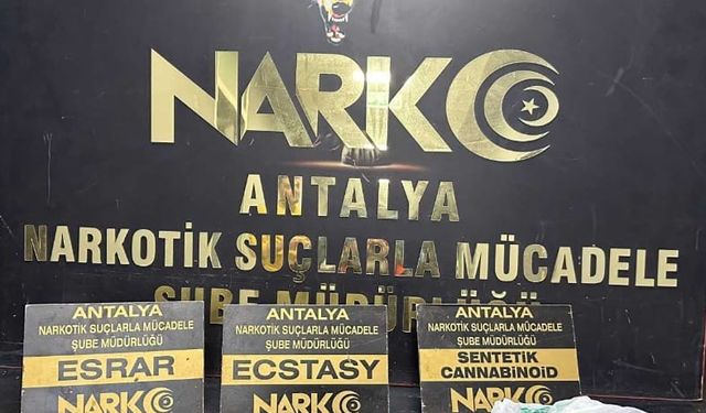 Antalya Emniyeti’nden Uyuşturucu Operasyonlarında Büyük Başarı