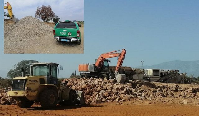 Antalya Jandarması 13 tane maden işletmesi hakkında işlem başlattı