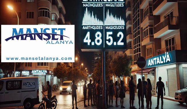 Antalya Depreminde Farklı Ölçümler: AFAD ve Kandilli Farklı Veriler Açıkladı