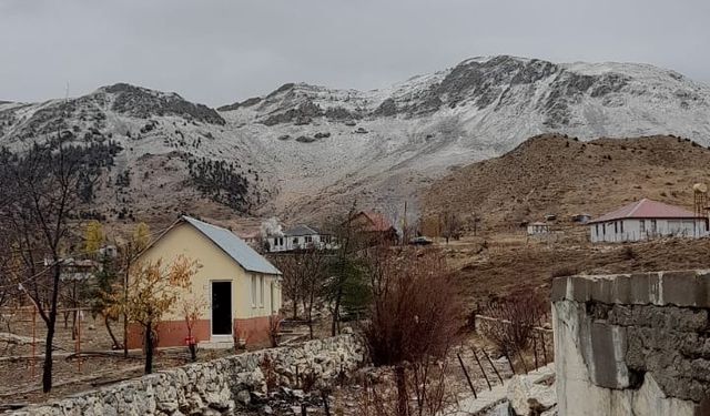 Alanya Gökbel Yaylası’na Mevsimin İlk Karı Düştü