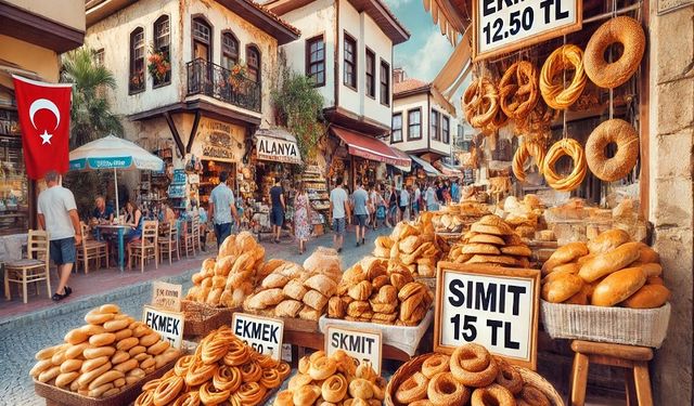 Alanya’da Ekmek ve Simit Fiyatlarına Zam Yolda