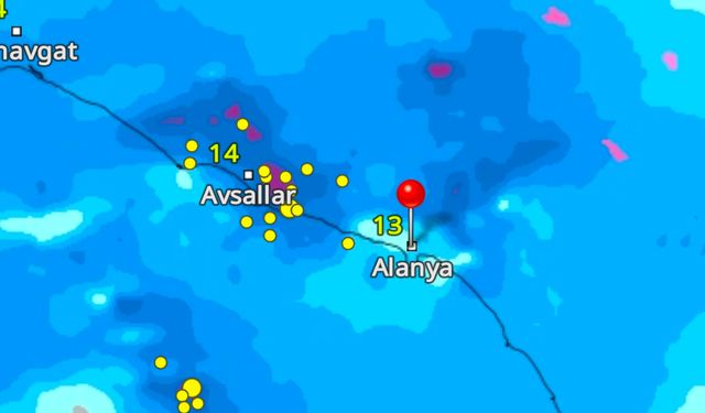 Meteoroloji Uyardı: Alanya’da Cumartesi Yoğun Yağış ve Şimşek Bekleniyor. Hazırlıklı olun