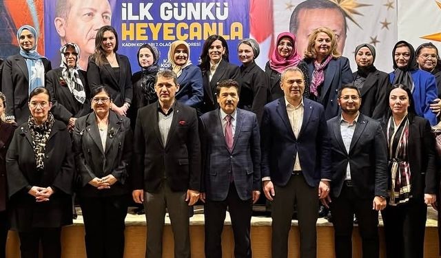 AK Parti Alanya Kadın Kolları Kongresinde Fatma Anılgan Güven Tazeledi