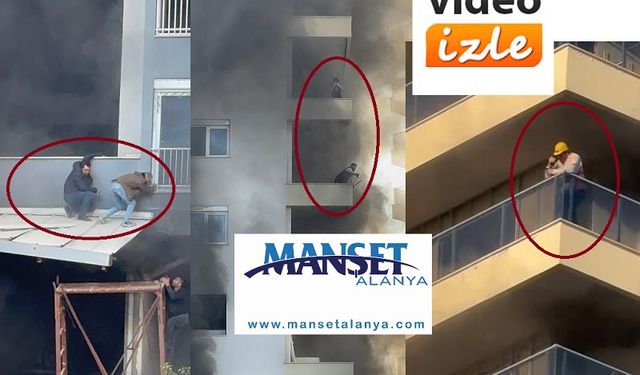 Alanya’da Yangın: 160 Dairelik Bina Alevlere Teslim Oldu. Olay yerinden sıcak görüntüler. İzle