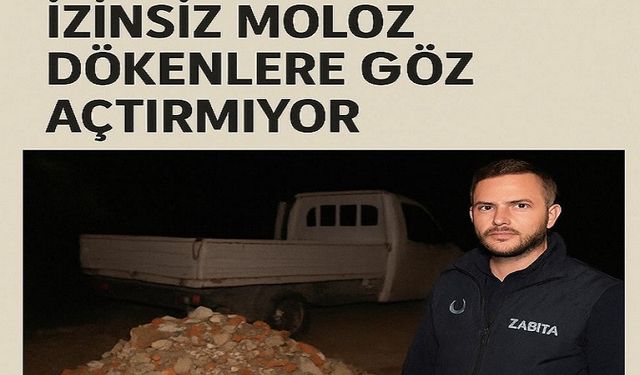 Alanya Belediyesi’nden Moloz Terörüne Gece Baskını