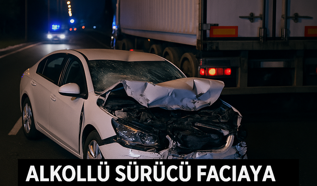 Alanya’da Alkollü Sürüş Can Aldı: TIR’a Çarpan Otomobilde 1 Ölü, 2 Yaralı