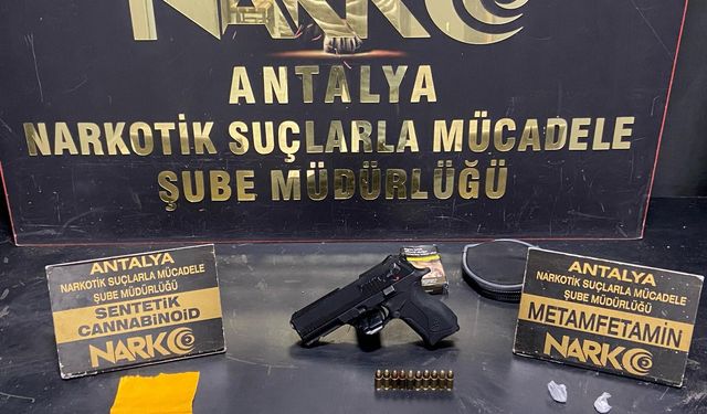 Antalya’da Narkotik Alarmı: Silah, Para, Zehir Hepsi Ele Geçirildi