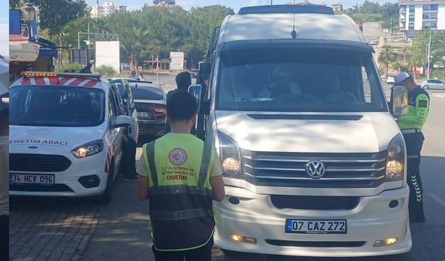 Alanya’da Kaçak Taşımacılara Ağır Ceza!