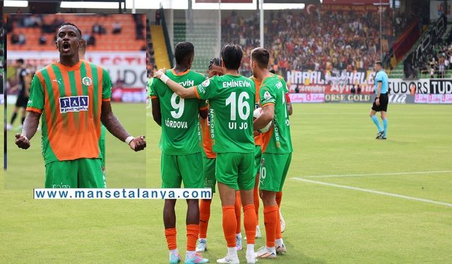 Alanyaspor’a Evinde Soğuk Duş