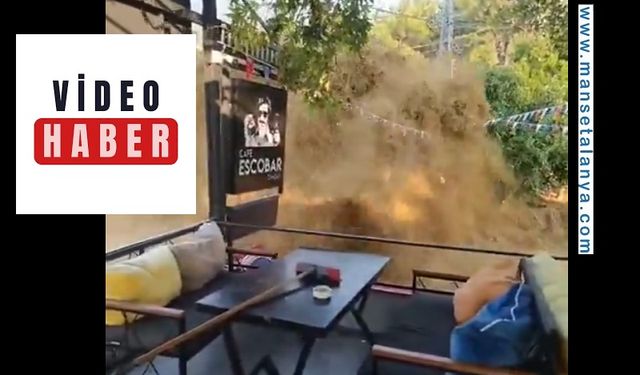 Alanya Dim Çayı Bölgesinde Sulama Borusu Patladı: Araçlar Sürüklendi, Tarım Arazileri Tehlikede