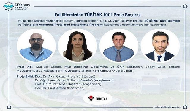 Tarım 4.0 Vizyonu: ALKÜ’den Yapay Zeka Destekli Muz Üretim Modeli!